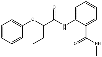 N-methyl-2-[(2-phenoxybutanoyl)amino]benzamide Struktur