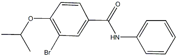 3-bromo-4-isopropoxy-N-phenylbenzamide Struktur