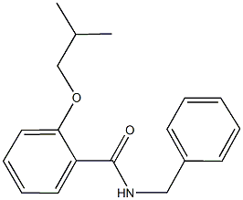 N-benzyl-2-isobutoxybenzamide Struktur