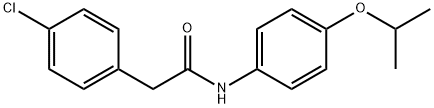 2-(4-chlorophenyl)-N-(4-isopropoxyphenyl)acetamide Struktur