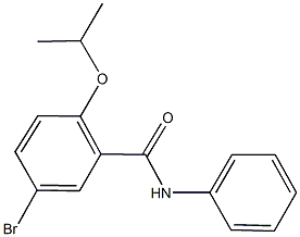 5-bromo-2-isopropoxy-N-phenylbenzamide Struktur