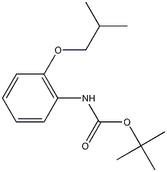 tert-butyl 2-isobutoxyphenylcarbamate Struktur