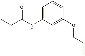 N-(3-propoxyphenyl)propanamide Struktur