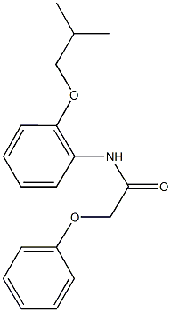 N-(2-isobutoxyphenyl)-2-phenoxyacetamide Struktur