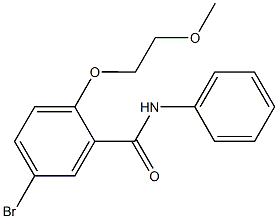 5-bromo-2-(2-methoxyethoxy)-N-phenylbenzamide Struktur