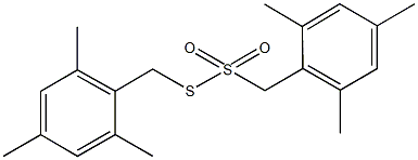 S-(mesitylmethyl) mesitylmethanesulfonothioate Struktur