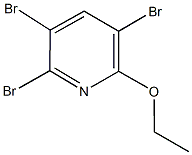 ethyl 3,5,6-tribromopyridin-2-yl ether Struktur