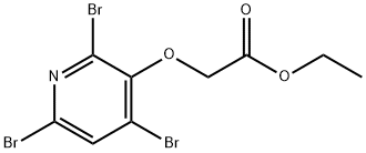 ethyl [(2,4,6-tribromopyridin-3-yl)oxy]acetate Struktur