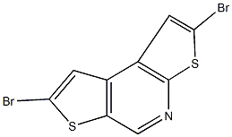 2,7-dibromodithieno[2,3-b:3,2-d]pyridine Struktur