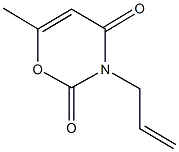 3-allyl-6-methyl-2H-1,3-oxazine-2,4(3H)-dione Struktur