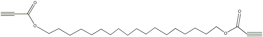 18-(propioloyloxy)octadecyl propiolate Struktur