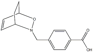 4-(2-oxa-3-azabicyclo[2.2.2]oct-5-en-3-ylmethyl)benzoic acid Struktur