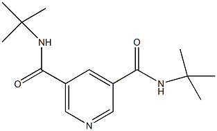 N~3~,N~5~-di(tert-butyl)pyridine-3,5-dicarboxamide Struktur