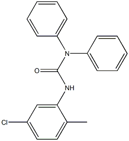 N'-(5-chloro-2-methylphenyl)-N,N-diphenylurea Struktur