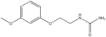 N-[2-(3-methoxyphenoxy)ethyl]urea Struktur