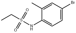 N-(4-bromo-2-methylphenyl)ethanesulfonamide Struktur