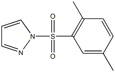 1-[(2,5-dimethylphenyl)sulfonyl]-1H-pyrazole Struktur