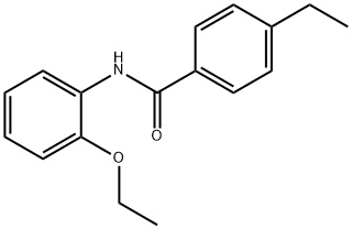 N-(2-ethoxyphenyl)-4-ethylbenzamide Struktur