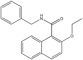 N-benzyl-2-ethoxy-1-naphthamide Struktur