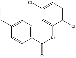 N-(2,5-dichlorophenyl)-4-ethylbenzamide Struktur