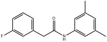 N-(3,5-dimethylphenyl)-2-(3-fluorophenyl)acetamide Struktur