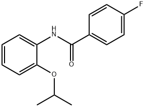 4-fluoro-N-(2-isopropoxyphenyl)benzamide Struktur