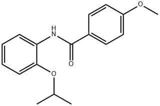 N-(2-isopropoxyphenyl)-4-methoxybenzamide Struktur