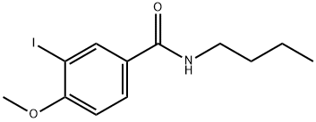 N-butyl-3-iodo-4-methoxybenzamide Struktur