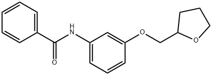 N-[3-(tetrahydro-2-furanylmethoxy)phenyl]benzamide Struktur