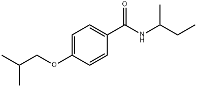 N-(sec-butyl)-4-isobutoxybenzamide Struktur