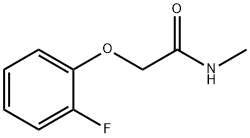 2-(2-fluorophenoxy)-N-methylacetamide Struktur