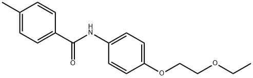 N-[4-(2-ethoxyethoxy)phenyl]-4-methylbenzamide Struktur