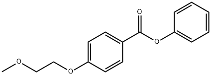 phenyl 4-(2-methoxyethoxy)benzoate Struktur