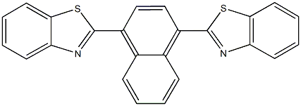 2-[4-(1,3-benzothiazol-2-yl)-1-naphthyl]-1,3-benzothiazole Struktur