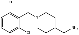 N-(2,6-dichlorobenzyl)-N-(4-piperidinylmethyl)amine Struktur