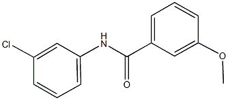 N-(3-chlorophenyl)-3-methoxybenzamide Struktur