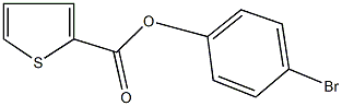 4-bromophenyl 2-thiophenecarboxylate Struktur