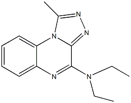 N,N-diethyl-N-(1-methyl[1,2,4]triazolo[4,3-a]quinoxalin-4-yl)amine Struktur