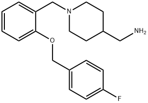 N-{2-[(4-fluorobenzyl)oxy]benzyl}-N-(4-piperidinylmethyl)amine Struktur