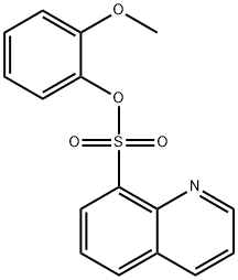 2-methoxyphenyl 8-quinolinesulfonate Struktur