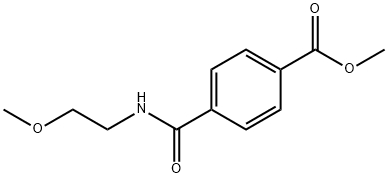 methyl 4-{[(2-methoxyethyl)amino]carbonyl}benzoate Struktur