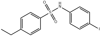 4-ethyl-N-(4-iodophenyl)benzenesulfonamide Struktur