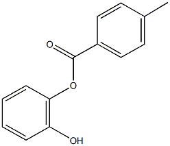 2-hydroxyphenyl 4-methylbenzoate Struktur