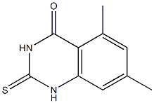 5,7-dimethyl-2-thioxo-2,3-dihydro-4(1H)-quinazolinone Struktur