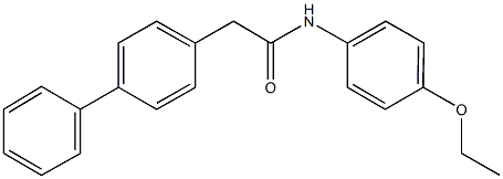 2-[1,1'-biphenyl]-4-yl-N-(4-ethoxyphenyl)acetamide Struktur