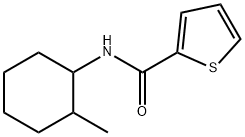 N-(2-methylcyclohexyl)-2-thiophenecarboxamide Struktur