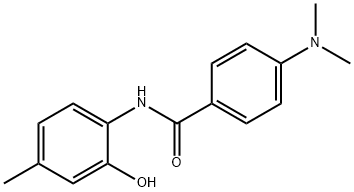 4-(dimethylamino)-N-(2-hydroxy-4-methylphenyl)benzamide Struktur