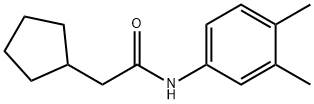 2-cyclopentyl-N-(3,4-dimethylphenyl)acetamide Struktur