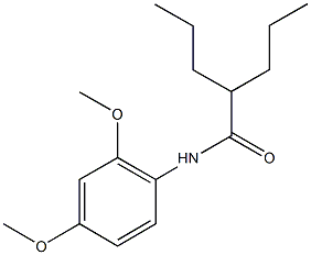 N-(2,4-dimethoxyphenyl)-2-propylpentanamide Struktur