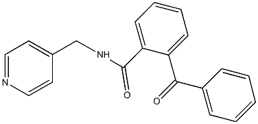 2-benzoyl-N-(4-pyridinylmethyl)benzamide Struktur